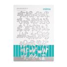Faca de Corte Mimo Embossing - Alfabeto Caligráfico - 26 Pç Faca de Corte Mimo Embossing - Alfabeto Caligráfico - 26 Pç