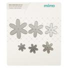 Faca de Corte Mimo Embossing - Flores em Camadas - 6 Pç Faca de Corte Mimo Embossing - Flores em Camadas - 6 Pç
