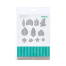 Faca de Corte Mimo Embossing - Flores Tropicais e Folhagens - 11 Pç