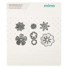 Faca de Corte Mimo Embossing - Flores Variadas - 7 Pç Faca de Corte Mimo Embossing - Flores Variadas - 7 Pç