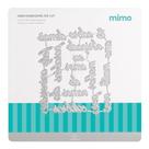 Faca de Corte Mimo Embossing - Palavras 1 - 18 Pç Faca de Corte Mimo Embossing - Palavras 1 - 18 Pç