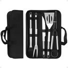 Faca De Cozinha De Carne Kit Churrasco 05 Peças Inox Top Faca De Cozinha De Carne Kit Churrasco 05 Peças Inox Top