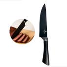 Faca De Cozinha Inox All Black Tavolo Chef Resistente Moderno Pratico Faca De Cozinha Inox All Black Tavolo Chef Resistente Moderno Pratico