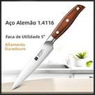 Faca De Cozinha Multifuncional De Aço Composto De 3 Camadas De 5 Polegadas, Faca Afiada Para Cortar Faca De Cozinha Multifuncional De Aço Composto De 3 Camadas De 5 Polegadas, Faca Afiada Para Cortar