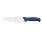 Faca de Cozinha Prossifional Mundial 8" Triangular Larga Aço Inox Cabo Azul (5510-8)