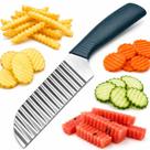 Faca de Cozinha Suuker com Corte Ondulado em Aço Inoxidável Faca de Cozinha Suuker com Corte Ondulado em Aço Inoxidável