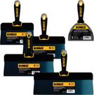 Faca de fita adesiva DEWALT Blue Steel Big Back, pacote com 4 espátula