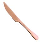 Faca De Inox 24cm Bronze Avulsa Para Cozinha Churrasco Cortar Carne Legumes Por Mesa