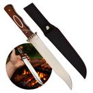 Faca de Luxo Caçador para Churrasco, Pesca e Camping com Lâmina Inox - DD1