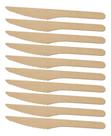 Faca De Madeira Biodegradável Para Refeição 16cm 50u Kit 10