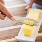 Faca de manteiga Houseify READY BUTTER 3 em 1 em aço inoxidável