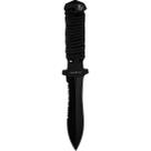 Faca de Mergulho Aqualung Argonaut Spartan 7,7cm Aço Inox 420 Monopeça com Ponta Romba