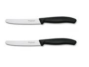 Faca de mesa 22cm para carnes lâmina serrilhada 11cm Victorinox 6.7833.B 2 peças Faca de mesa 22cm para carnes lâmina serrilhada 11cm Victorinox 6.7833.B 2 peças