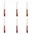 Faca De Mesa Para Churrasco Polywood 6 Peças