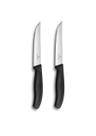 Faca de mesa swiss made lâmina lisa 12cm Victorinox 6.7903.12b kit 2 pçs
