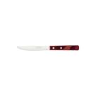 Faca de Mesa Tramontina 4" em Aço Inox e Cabo em Madeira Polywood Vermelho