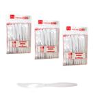 FACA descartável Reforçada Sobremesa Almoço Jantar Kit 3