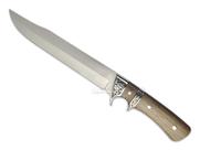 Faca Esportiva Taue DD3 Full Tang Cabo Artesanal em Madeira e Metal (38,6cm)
