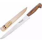 Faca Estilo Formiga Aço Carbono 8'' Cabo Chifre Bainha Couro