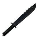 Faca Facão Esportivo Preto Militar Inox 14'' Polegadas - 697