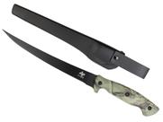 Faca Fileteira Full Tang Camuflada C/ Bainha (38cm) F-1109 - Albatroz Fishing