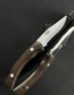 Faca Fox Inox 3” com Cabo de Madeira e Bainha Artesanal Compacta, Leve e Precisa