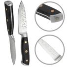 Faca Inox de Legumes e Frutas 3.5" Isa Scherer Masterchef Lâmina Martelado Premium Original