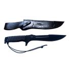 Faca Militar Arkhip Pantera Negra Plus 10'' Preta Cabo c/ Corda Bainha Faca Militar Arkhip Pantera Negra Plus 10'' Preta Cabo c/ Corda Bainha