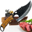 Faca Multiuso Cozinha Churrasco Camping Corte Preciso Lâmina Aço Inox Cabo Madeira Estojo Material Sintético Legumes Carnes Peixes Faca Multiuso Cozinha Churrasco Camping Corte Preciso Lâmina Aço Inox Cabo Madeira Estojo Material Sintético Legumes Carnes Peixes
