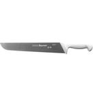 Faca para carne 30 cm reta larga cabo branco - BKW203-12 Faca para carne 30 cm reta larga cabo branco - BKW203-12