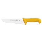 Faca para Carne Amarela Aço Inox 8" Reta Mundial 5520-8 Faca para Carne Amarela Aço Inox 8" Reta Mundial 5520-8