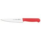 Faca Para Carne Profissional - Cabo Vermelho - Anti-fungo E Anti-bactérias Tramontina