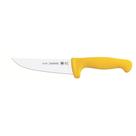Faca Para Carne Tramontina Profissional Em Aço Inox E Cabo Amarelo 7" Tramontina