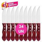 Faca Para Churrasco Jumbo Inox Serra Cabo Madeira 5 Polegada Outback Churrascaria Wooden Faca Para Churrasco Jumbo Inox Serra Cabo Madeira 5 Polegada Outback Churrascaria Wooden