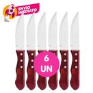 Faca Para Churrasco Jumbo Inox Serra Cabo Madeira 5 Polegada Outback Churrascaria Wooden Faca Para Churrasco Jumbo Inox Serra Cabo Madeira 5 Polegada Outback Churrascaria Wooden