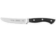 Faca para Churrasco Jumbo Tramontina Lâmina Aço Inox Cabo Policarbonato Fibra de Vidro Preto 5"