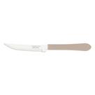 Faca Para Churrasco Leme Com Lâmina Em Aço Inox E Cabo De Polipropileno Cinza 4"
