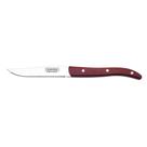 Faca Para Churrasco Tramontina Com Lâmina Em Aço Inox E Cabo De Madeira Polywood Vermelho 5 Tramontina