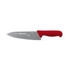 Faca para cozinha triangular larga 8" vermelha