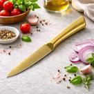 Faca para Legumes Premium Dourada Inox