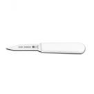 Faca Para Legumes Tramontina Com Lâmina De Aço Inox E Cabo De Polipropileno Branco 3 Faca Para Legumes Tramontina Com Lâmina De Aço Inox E Cabo De Polipropileno Branco 3