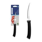 Faca para Tomate Tramontina Felice Lâmina Aço Inox Cabo Polipropileno Preto 4" Faca para Tomate Tramontina Felice Lâmina Aço Inox Cabo Polipropileno Preto 4"