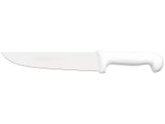 Faca Passador 8" Profissional Com Lâmina Em Aço Inox E Cabo Em Polipropileno Branco