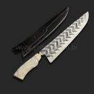 Faca Picanheira Blacksmith Carbono 3mm Osso Full Tang Tamanho:8'' (20cm)