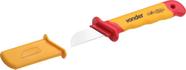 Faca Reta para Desencapar Cabos 7'' Isolada Iec60900 Vonder Faca Reta para Desencapar Cabos 7'' Isolada Iec60900 Vonder