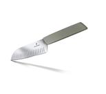 Faca Santoku 31cm estilo japonês com sulcos linha Swiss Modern Oliva Victorinox Faca Santoku 31cm estilo japonês com sulcos linha Swiss Modern Oliva Victorinox