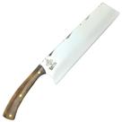 Faca santoku 8" cabo madeira nobre