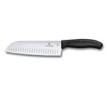 Faca Santoku estilo japonês com sulcos lâmina 17cm Swiss Classic Victorinox 6.8523.17B