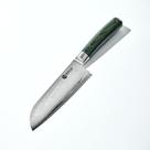 Faca Santoku Hexclad Japonesa Damasco em Aço Inoxidável 18cm