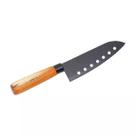Faca Santoku Inox Cor Grafite Cabo Acácia 30cm